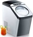 Thereye Countertop Nugget Ice Maker, Top-Loading Pebble Ice Maker Machine, 30lbs Per Day, 2 Ways Water Refill, Self-Cleaning, Stainless Steel Finish Ice Machine for Home Office Bar Party