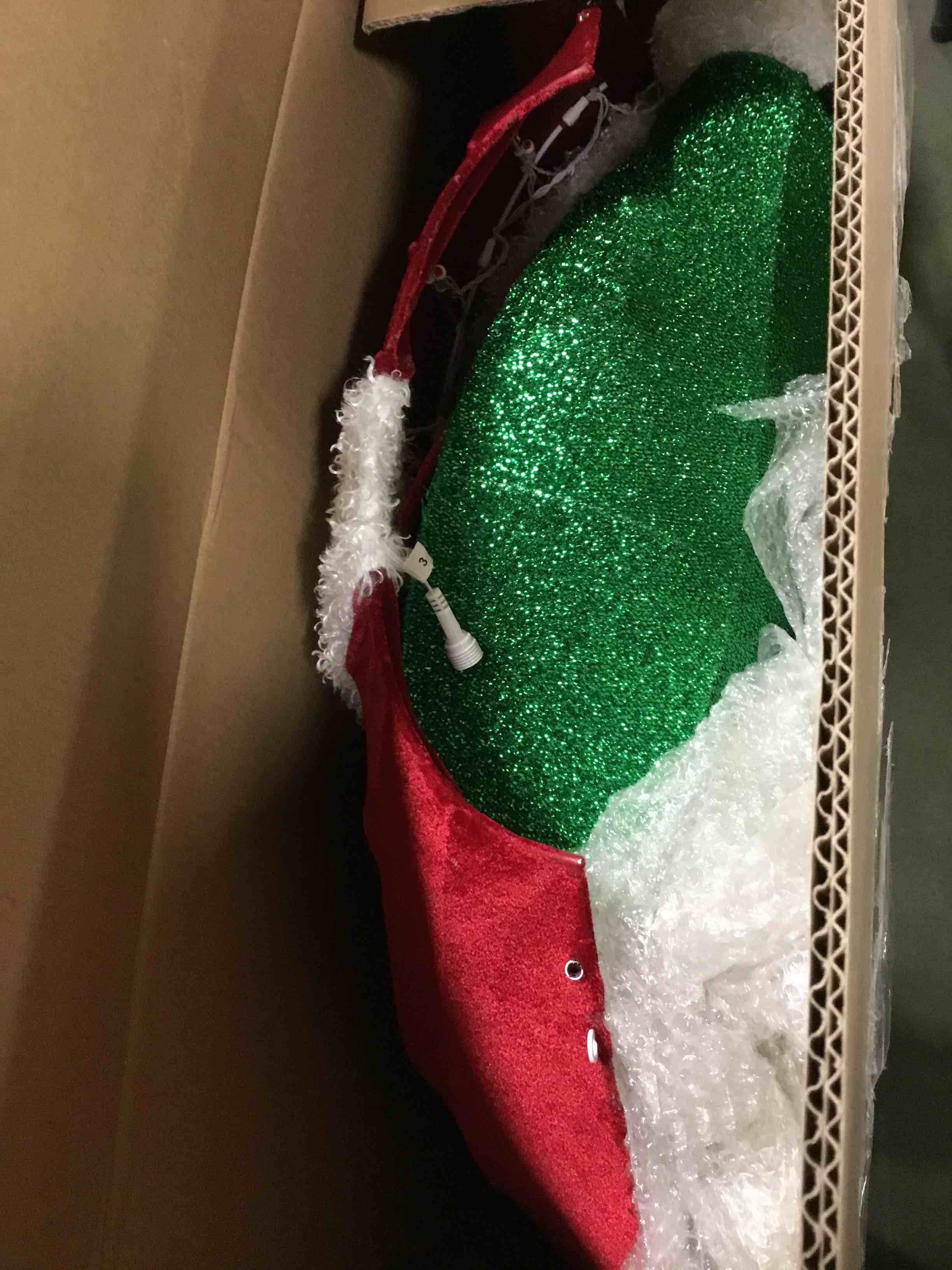 The 6' Magical Twinkling Santa