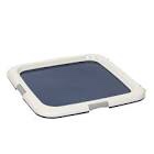 IRIS USA Pee Pad Holder for Puppy Pads, Dog Pad Holder, Pee Pad Tray for Training Pads, Holds Pads 22x23 or Larger, Blue