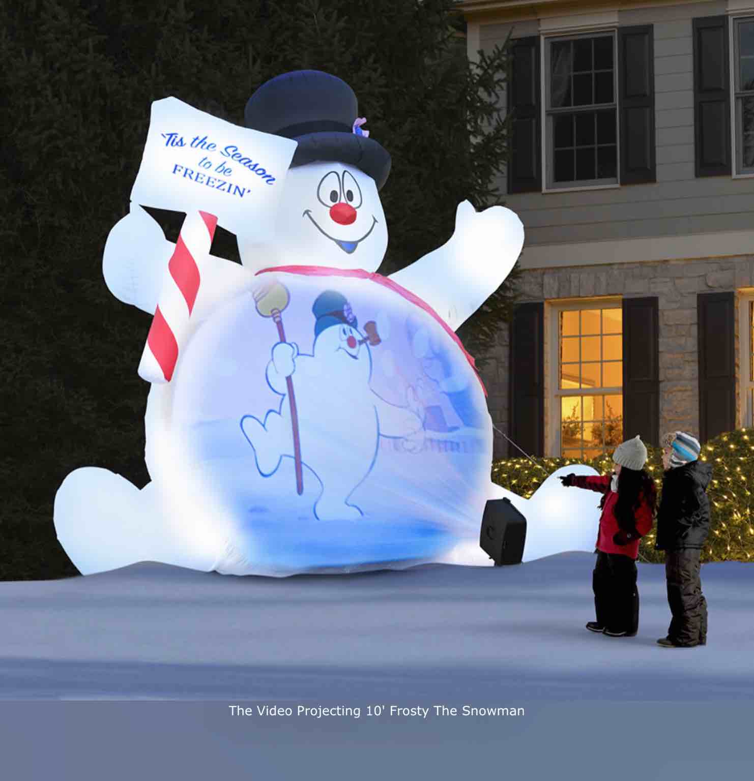 The Video Projecting 10' Frosty The Snowman