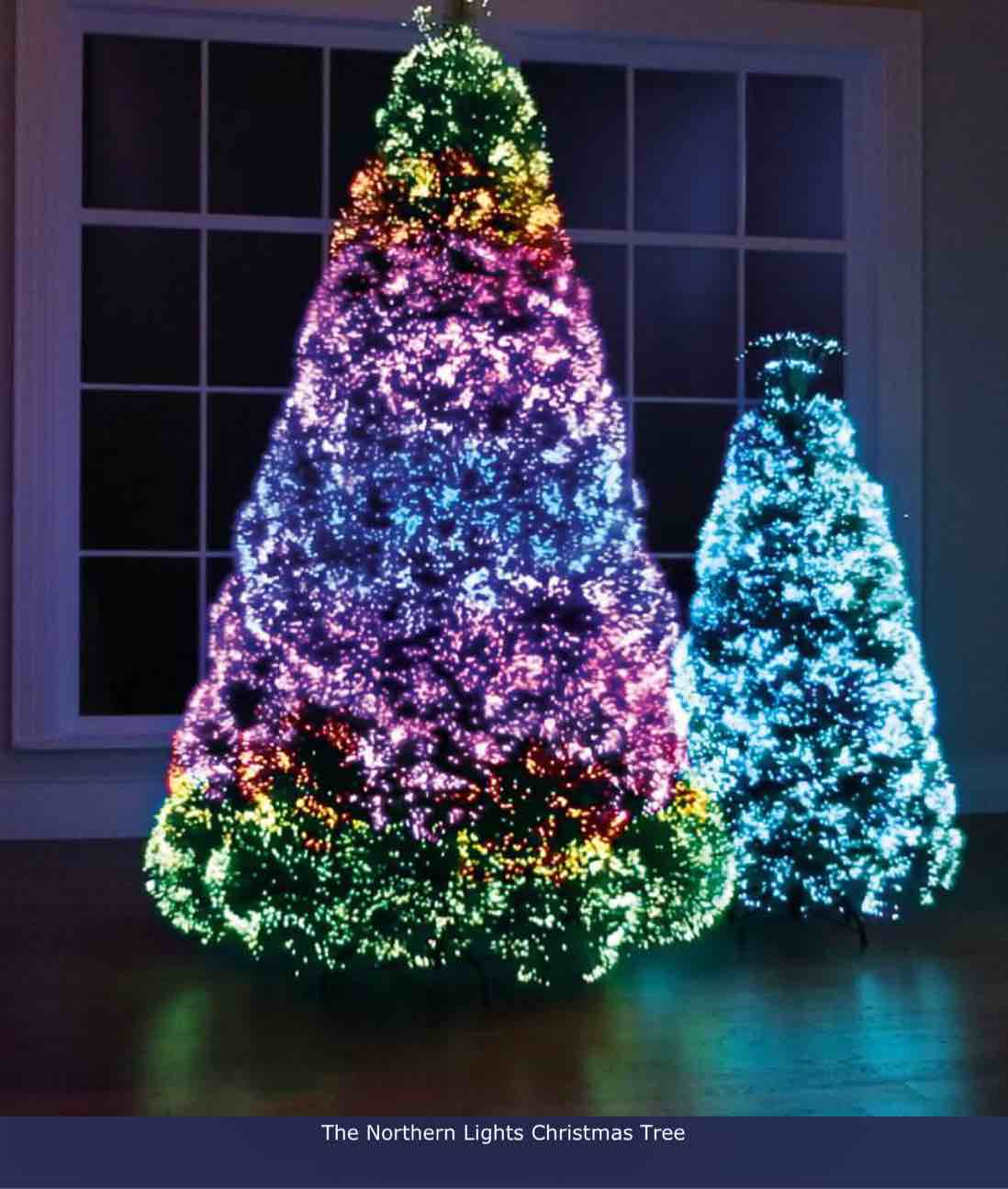 The Northern Lights Christmas Trees