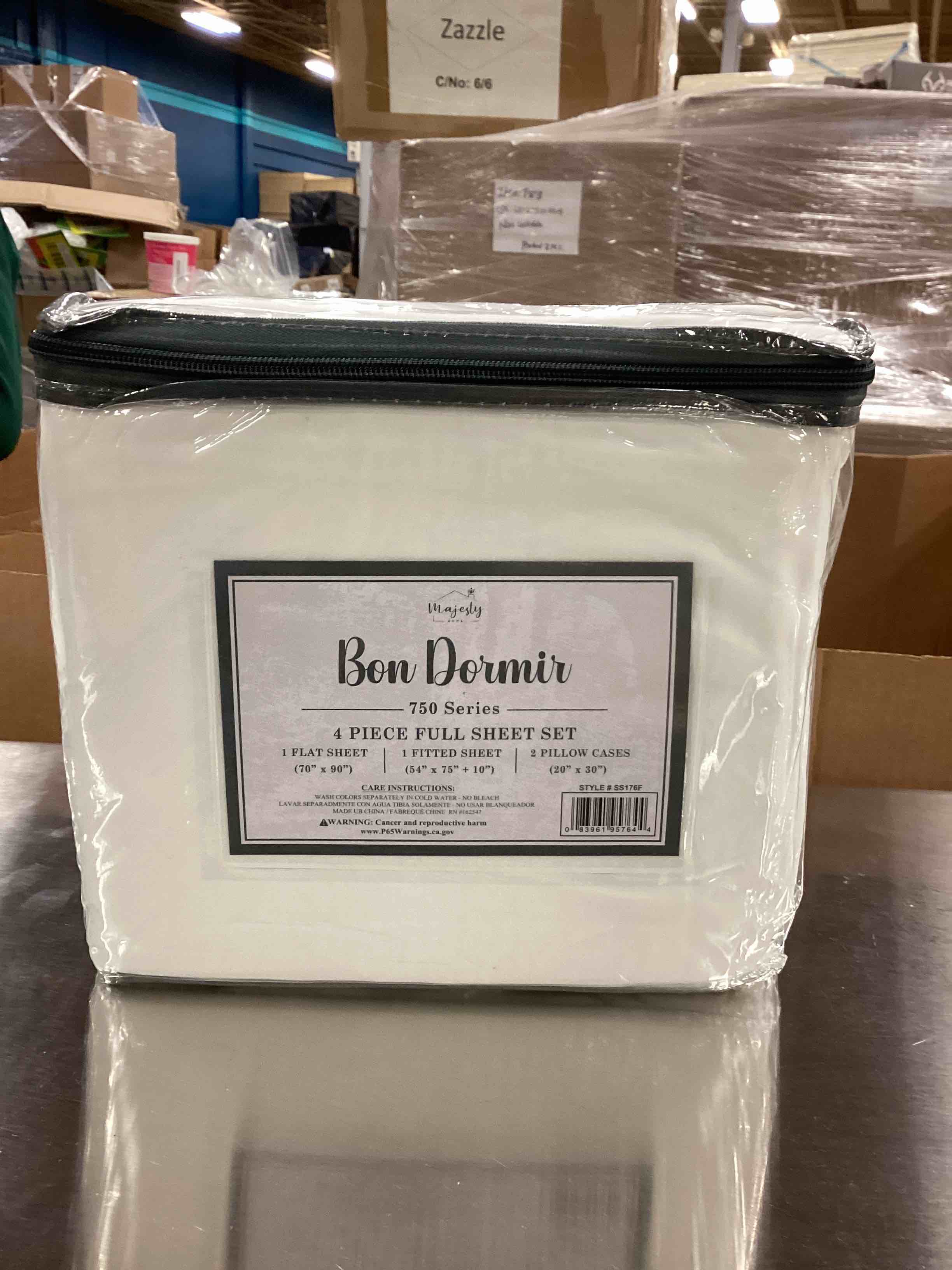 Bon Dormir 750 series 4 piece full sheet, set extra deep pockets