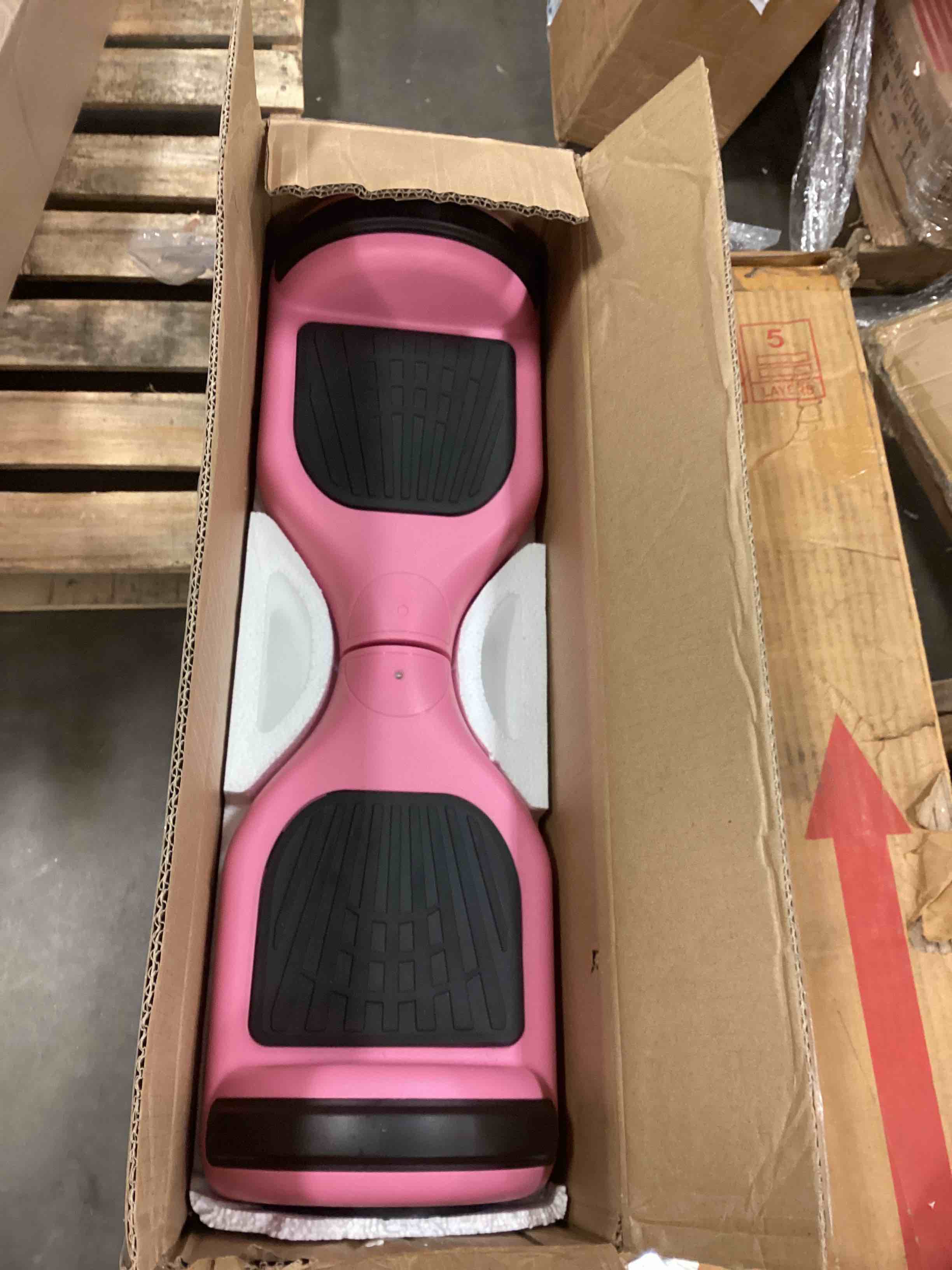 Electric self-balancing scooter pink