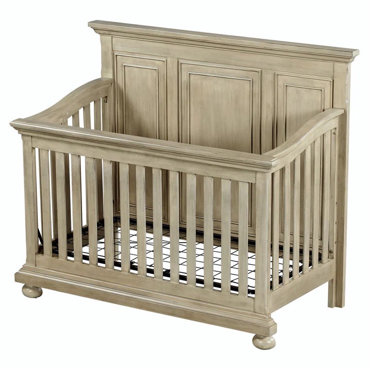 4 In 1 Convertible Crib With Matching Dresser