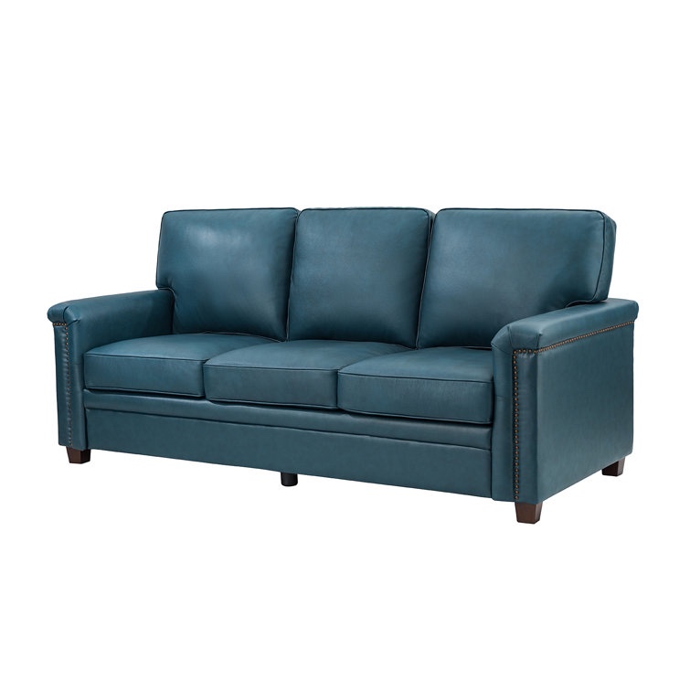 Bidal 83.46”wide sofa turquoise-A