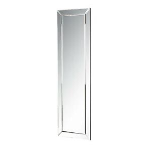 Abbyson Loft Silver Modern Rectangle Wall Mirror