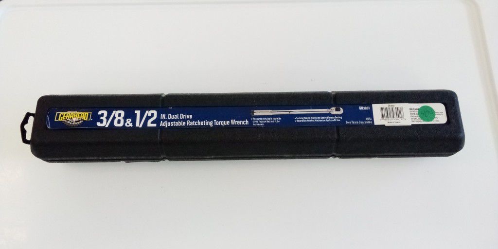 (ri5) Gearhead 3/8 & 1/2" Dual Drive Ratcheting Torque Wrench - Gh3001