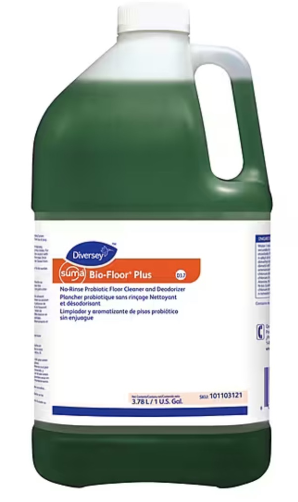 Diversey Suma Bio-Floor Plus Deodorizing Floor Cleaner, 1 Gal., 4/Pack (101103121CT)