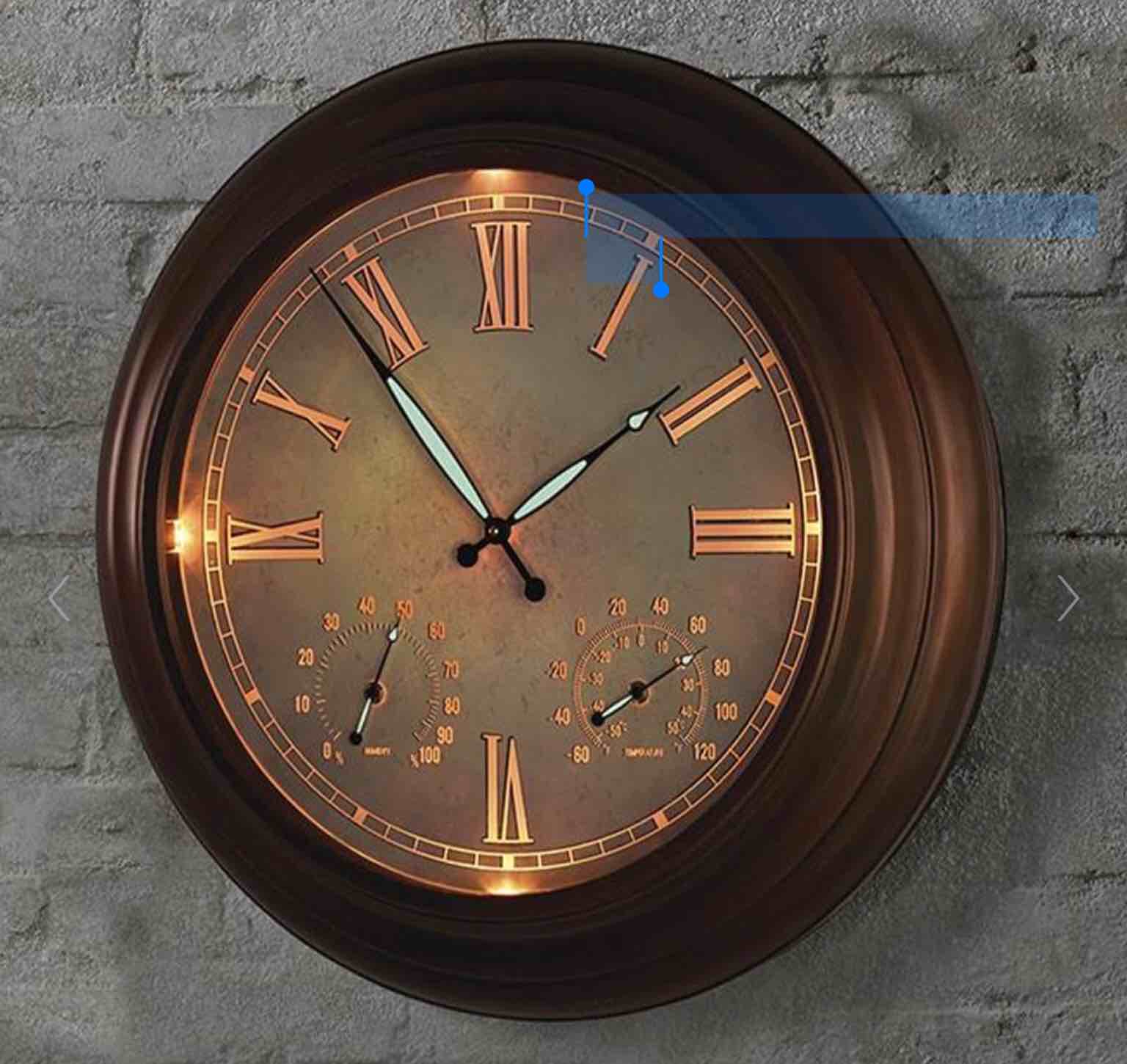 The 24" Outdoor Lighted Atomic Clock