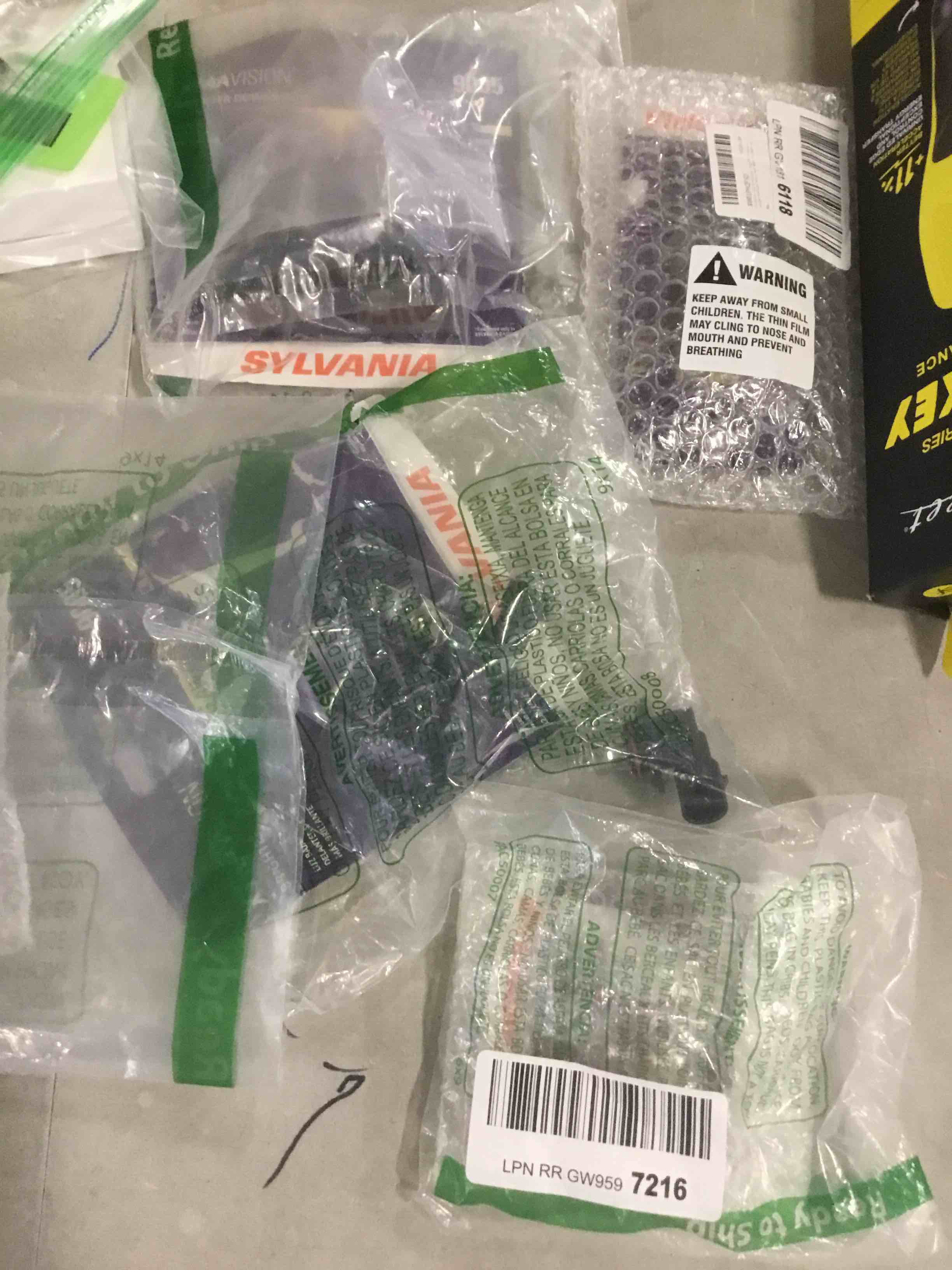 assorted car bulbs varying in different brands styles sizes