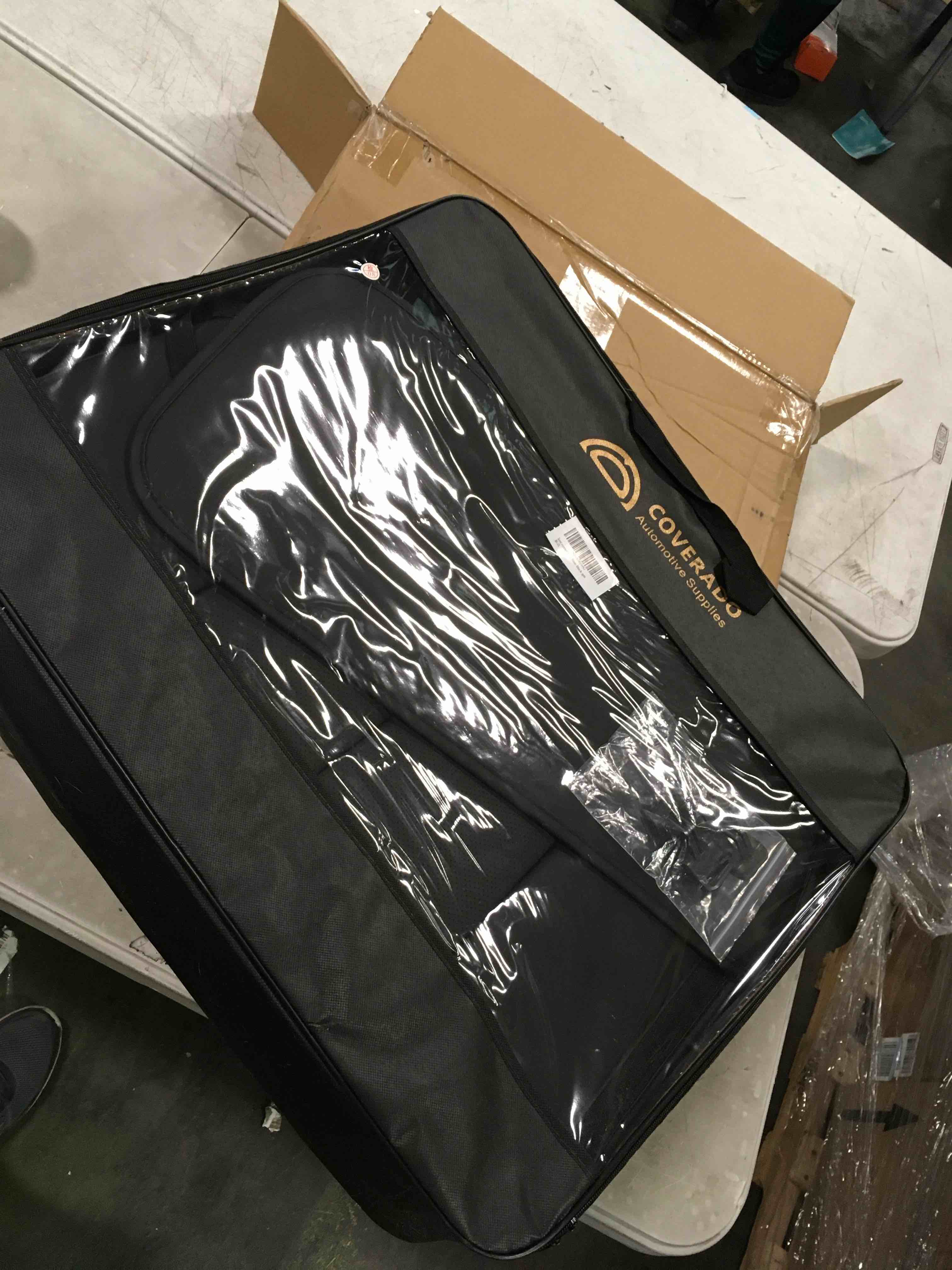 Coverado Back Seat Covers, Waterproof Nappa Leather Auto Rear Seat Cushions Protective Car Accessories, 3-Pieces Velcro-Adjusted Universal Fit for Most Sedans SUV Pick-up Truck, Black