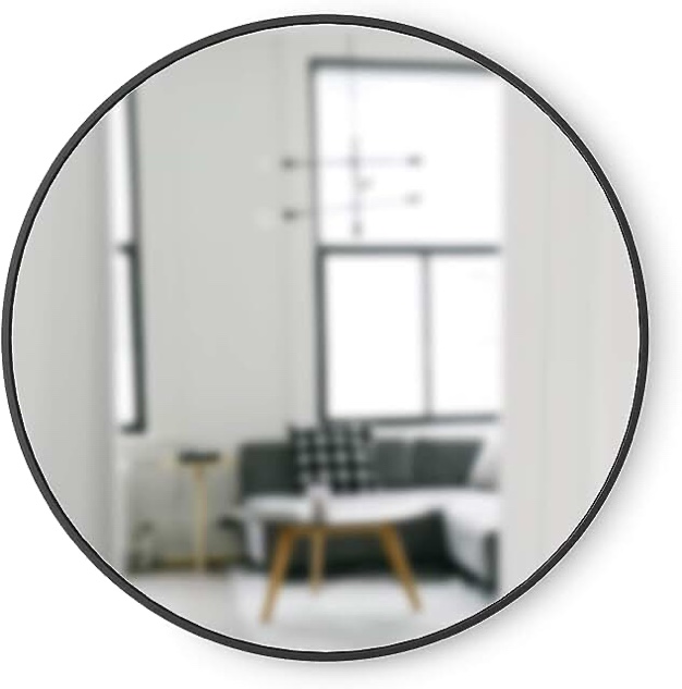 Umbra Exhibit Wall Mirror Black