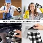 Fumete Microfiber Towels Roll Microfiber on a Roll Tear Away Towel 12" x 12" Reusable Washable Microfiber Cloth for Christmas Car Cleaning Rag All Purpose Absorbent Kitchen (Blue,1 Roll) Blue 1