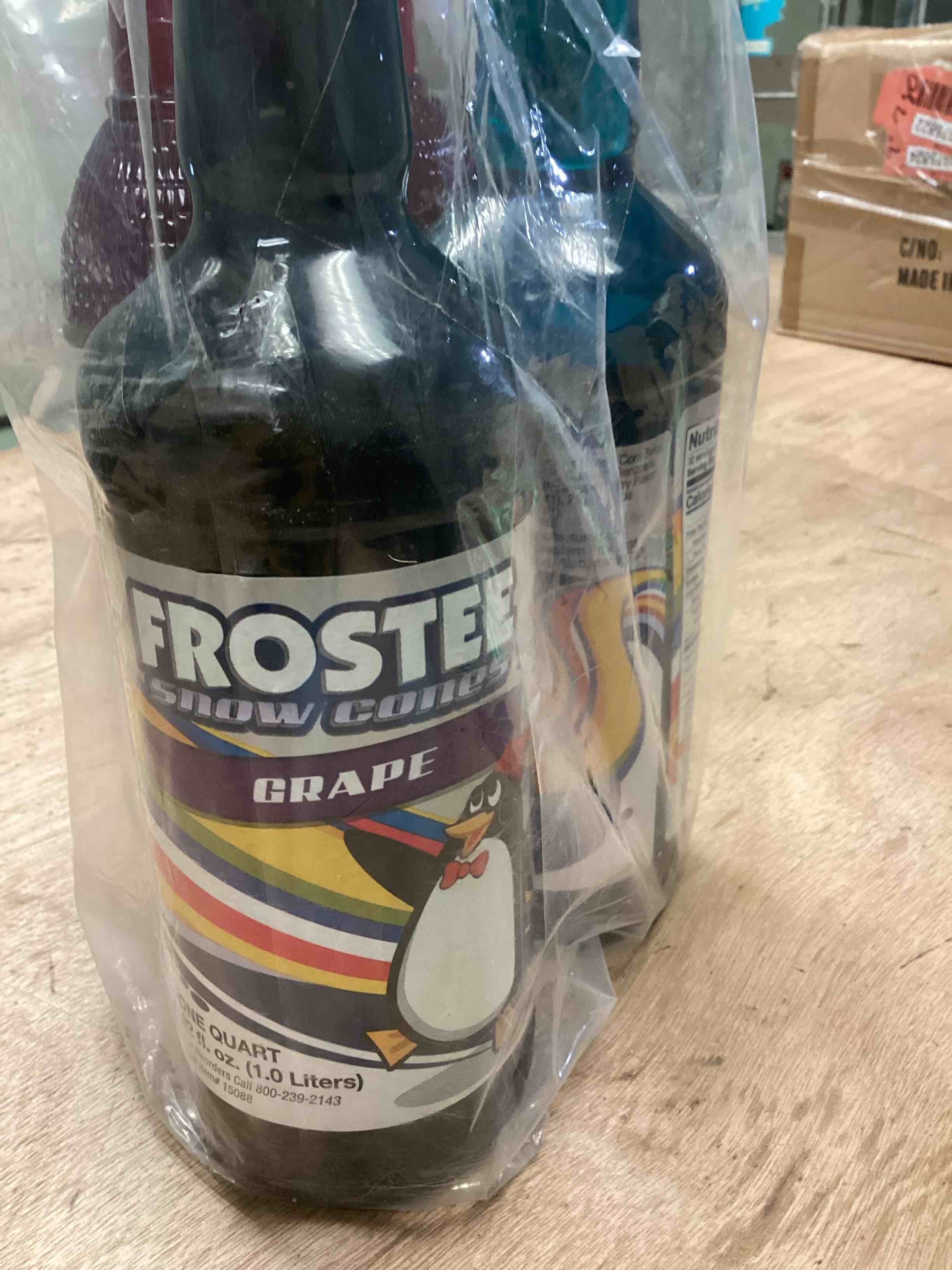 Grassley snowcone mix, grape, cherry and blueberry