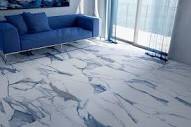  Blue and White Marbling Bathroom Tile 