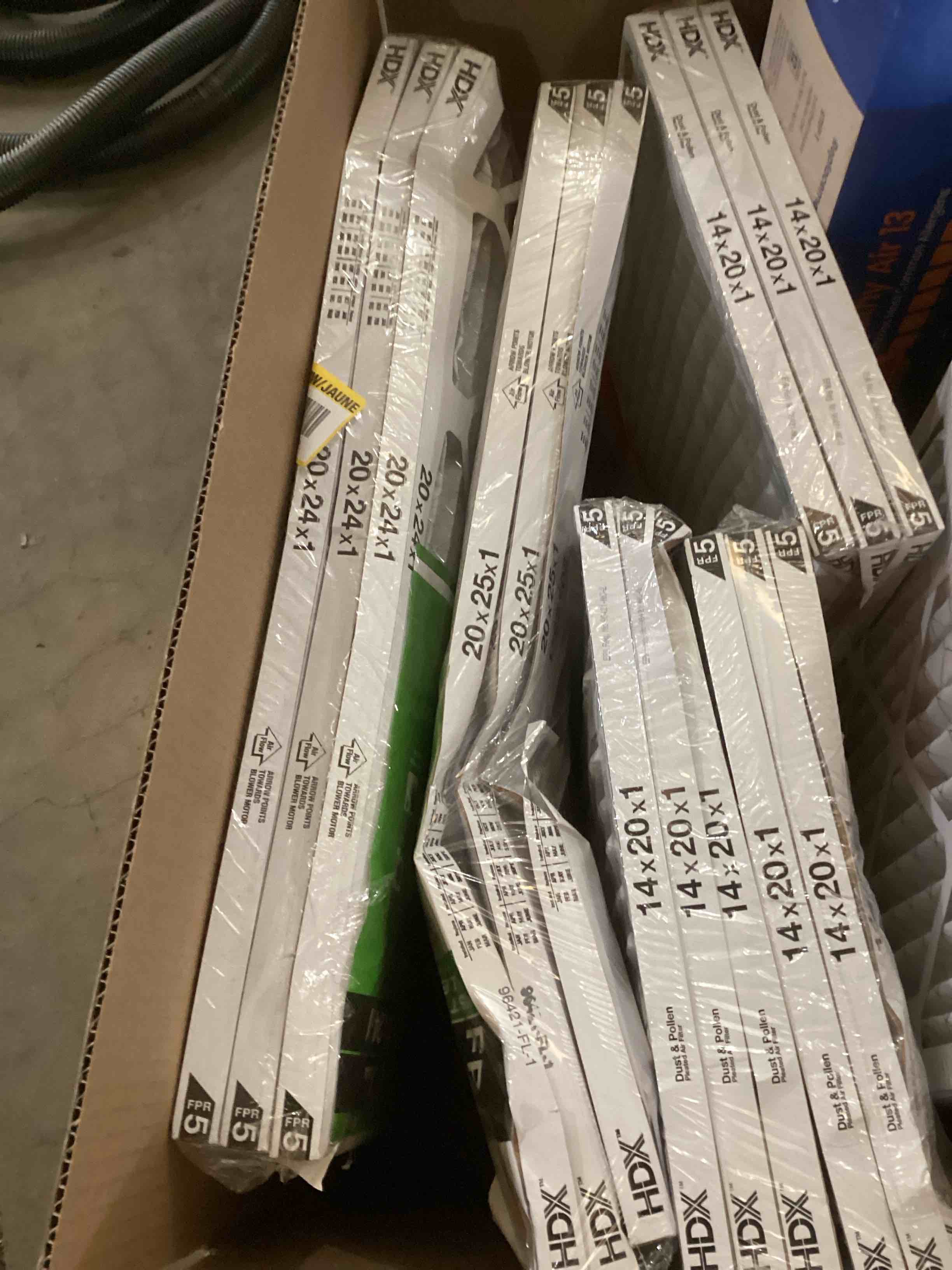 Assortment of Dust and Air Filters