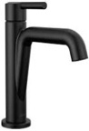 Delta 15849Lf Nicoli 1.2 GPM Single Hole Bathroom Faucet - Black