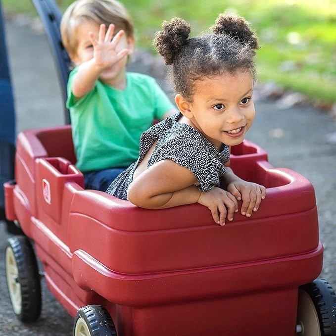 Step2 Red All Around Wagon Ride-On