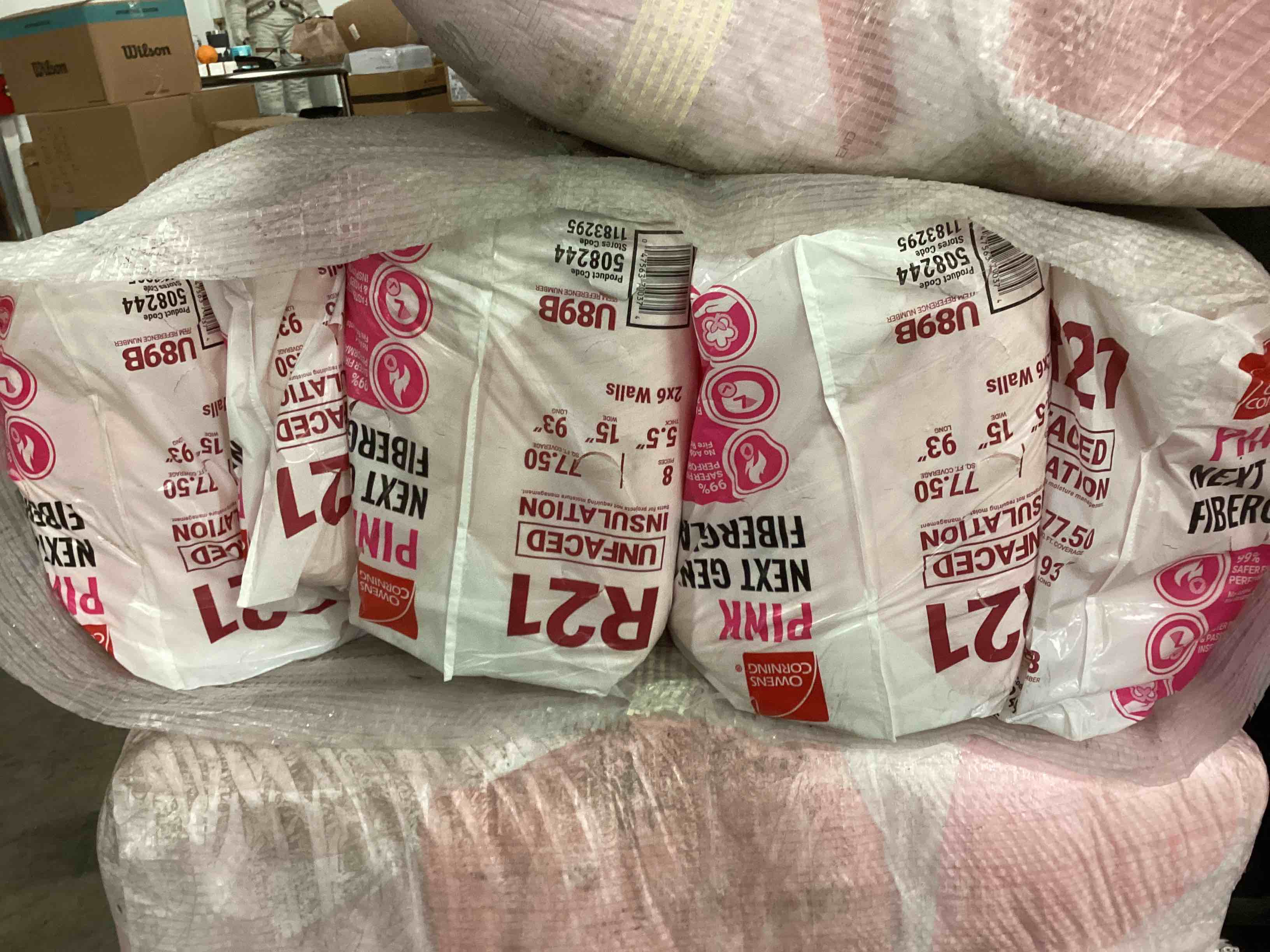 4 batts r21 15” unfaced insulation your bid per batt 