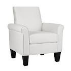 Alrun Upholstered 29" Wide Faux Leather Armchair