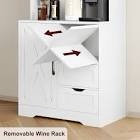 Takina 70.9 Kitchen Pantry With Removable Wine Rack