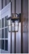 HDC Medium Exterior Wall Lantern in Bronze w/Water Glass Shade
