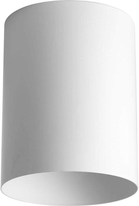 Progress Lighting P5774-30 Cylinder Outdoor, 5-Inch Diameter x 6-1/2-Inch Height, White