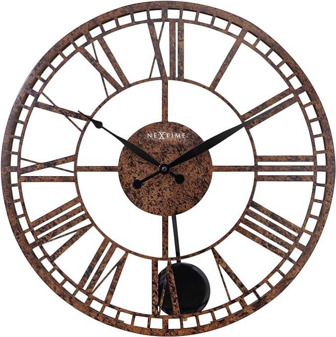 Large Farmhouse Wall Clocks for Living Room Decor,Oversized Roman Vintage Wall Clock, Natural Wood Grain&Steel Non Ticking; Rustic Style Wall Clock for Wall Decor (London) Brand: KISSDEAR 3.3 3.3 out of 5 stars 7 ratings