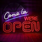 Vinray Come In We Are Open Neon Sign,Led Neon large Open signs for Business Shop and Bar Club Pub.Super Bright Light Open for Barber Shop,Beauty Salon.