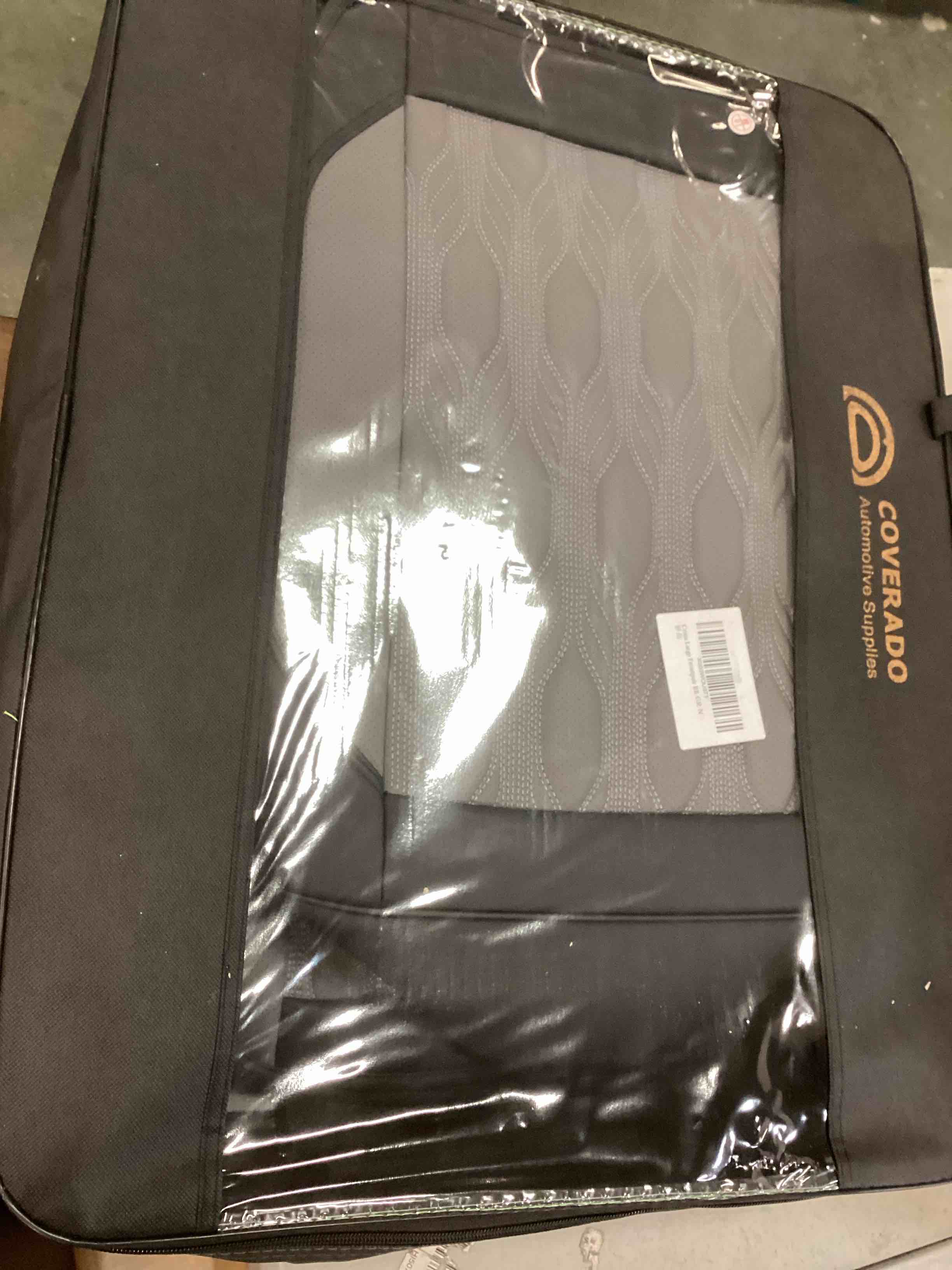 Coverado Dodge Ram Car Seat Covers, Leather Front Seat Covers for Car Custom Fit for 2002-2023 Dodge Ram 1500 2500 3500 Crew Double Cab Quad Cab (Gray)