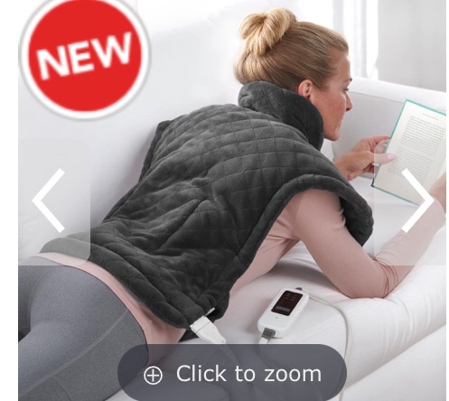 The Massaging Heated Neck and Shoulder Wrap