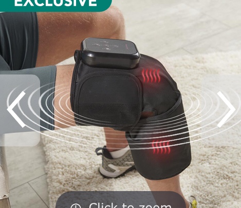 The Cordless Triple Therapy Knee Massager
