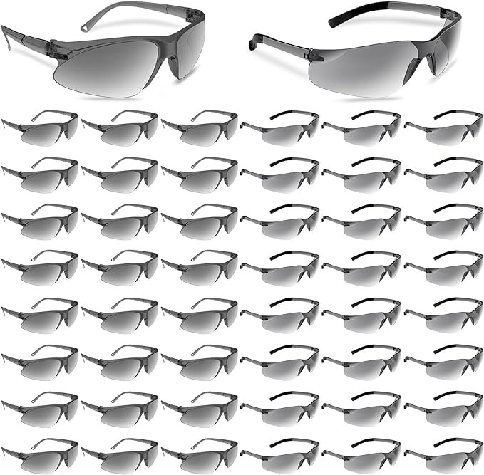 JDHXBMW Safety Glasses for Men Women ANSI Z87.1 UV Protective Eyewear Tinted Safety Glasses Bulk Lab Glasses