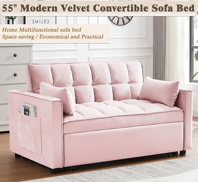 Pink Sofa Bed ( Incomplete box 2 only )