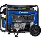 Westinghouse Outdoor Power Equipment 6600 Peak Watt Home Backup Portable Generator, Transfer Switch Ready 30A Outlet, RV Ready 30A Outlet, CO Sensor, CARB Compliant