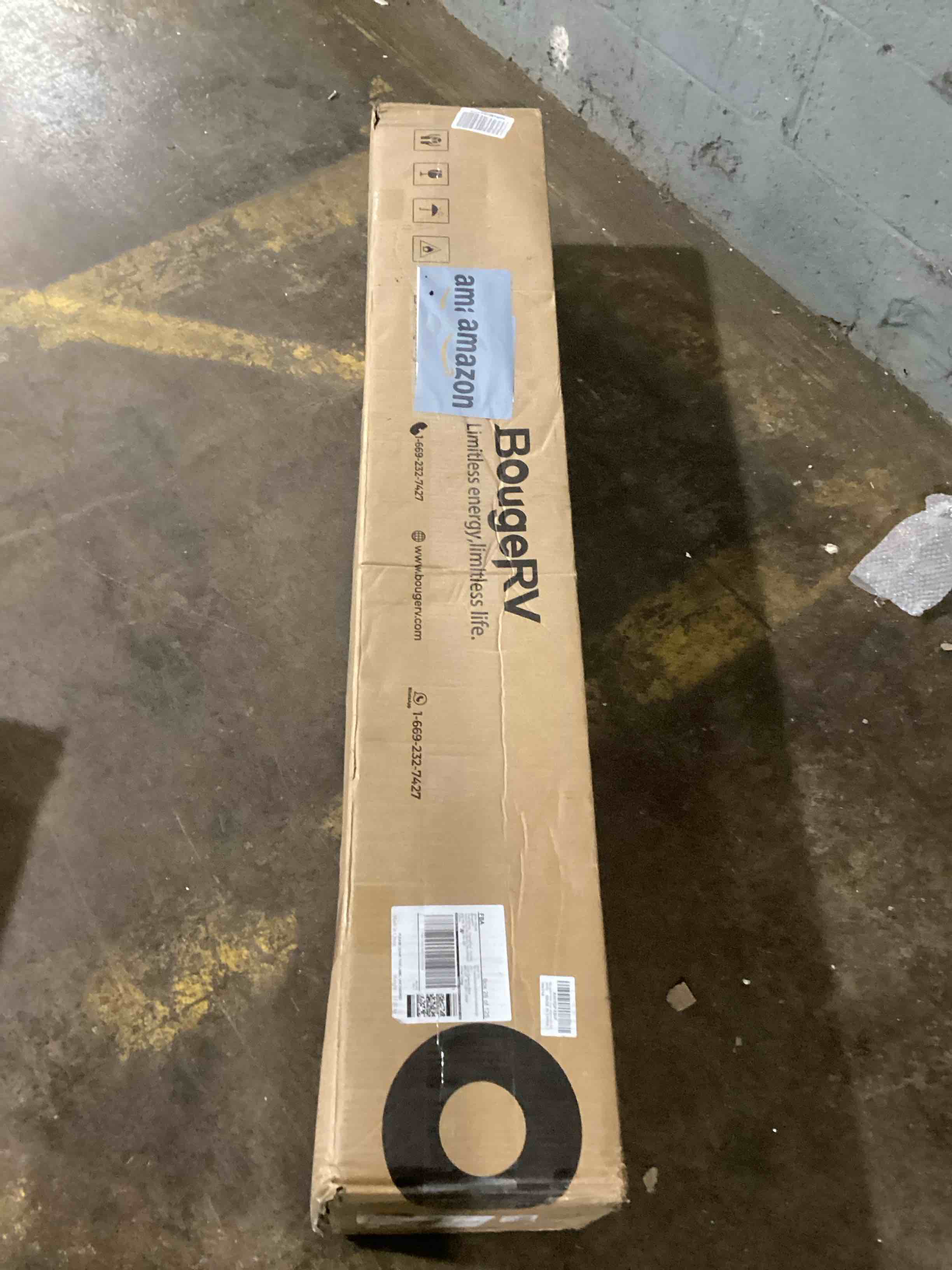 BougeRV Anti-Rust Aluminum Roof Basket 47''x40''x8'' Lightweight Universal Rooftop Cargo Carrier Roof Rack Cargo Basket with Wind Fairing,150LBS Load Capacity, Black Black Basket