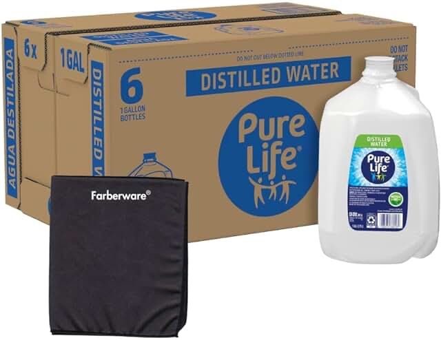 117207 1 gal Purelife Side Distilled Water - Case of 3