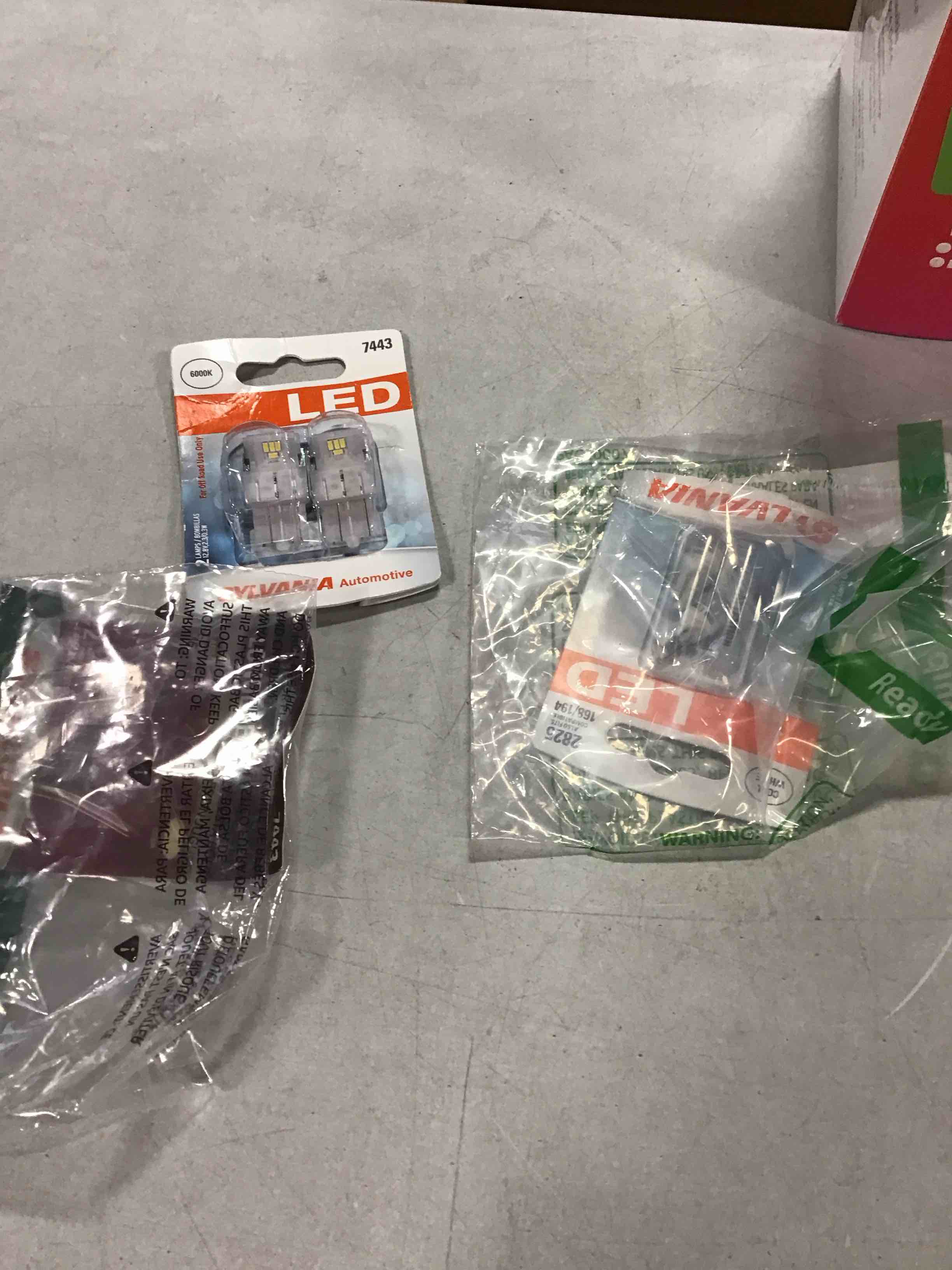 Assorted Sylvania bulbs car varying styles