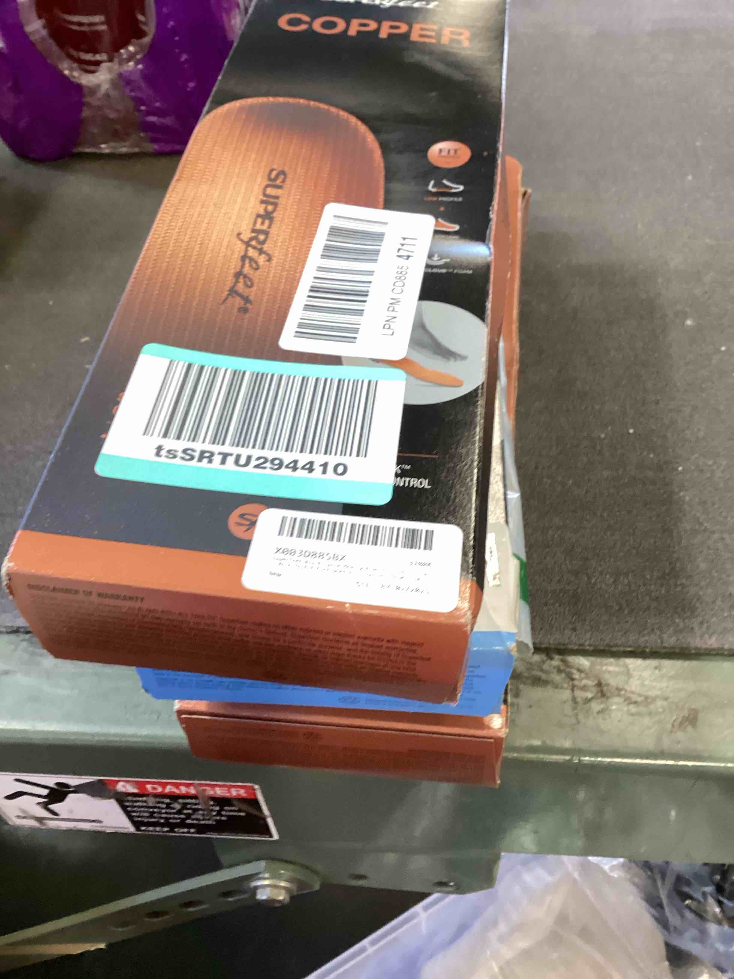 assorted insoles varying styles sizes