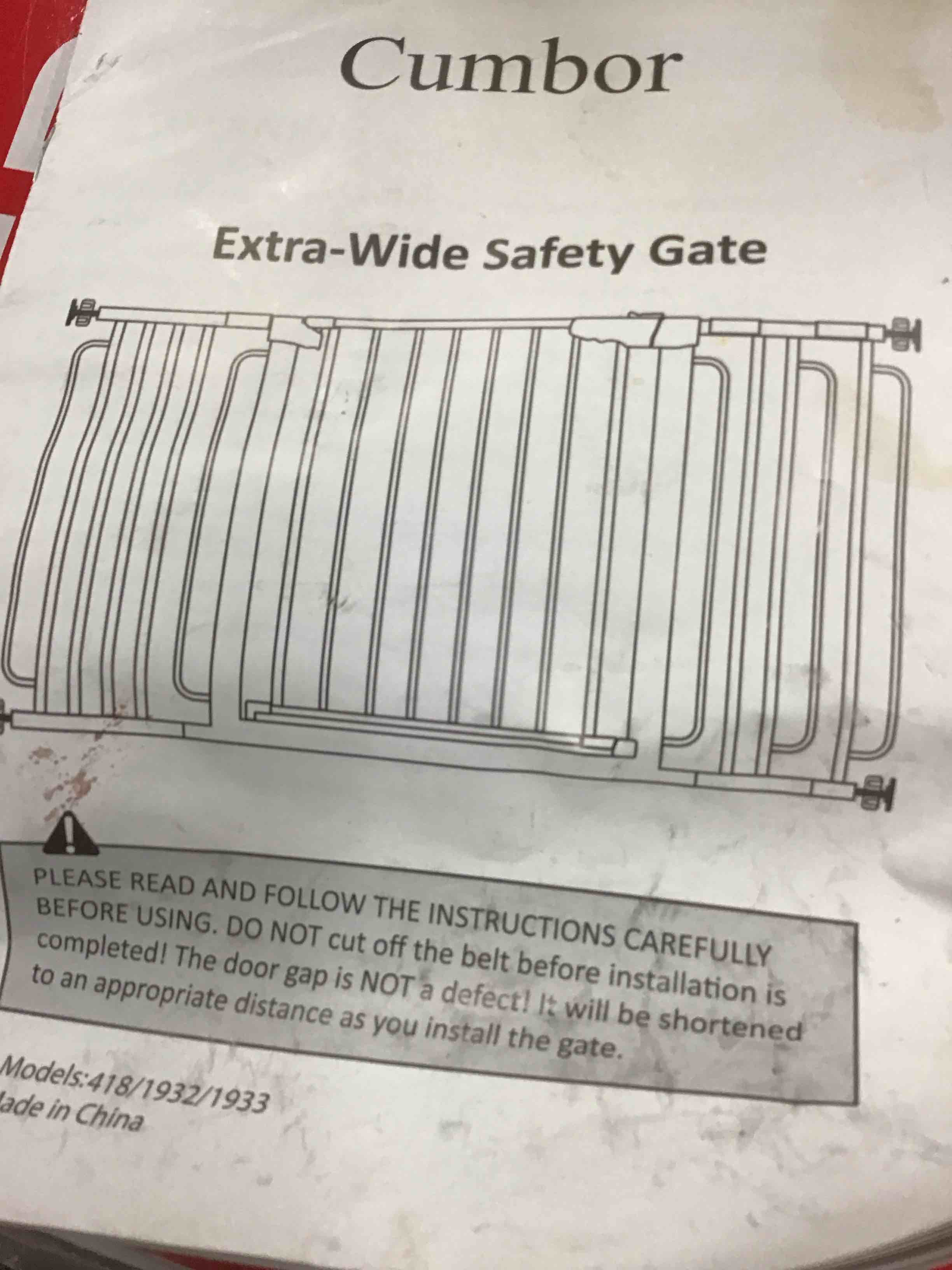 EXTRA WIDE SAFETY GATE 