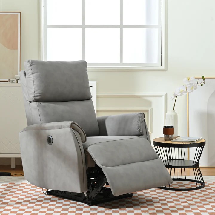 Electric Power Recliner Chair,Upholstered Foam Lounge ( incomplete - box B only)