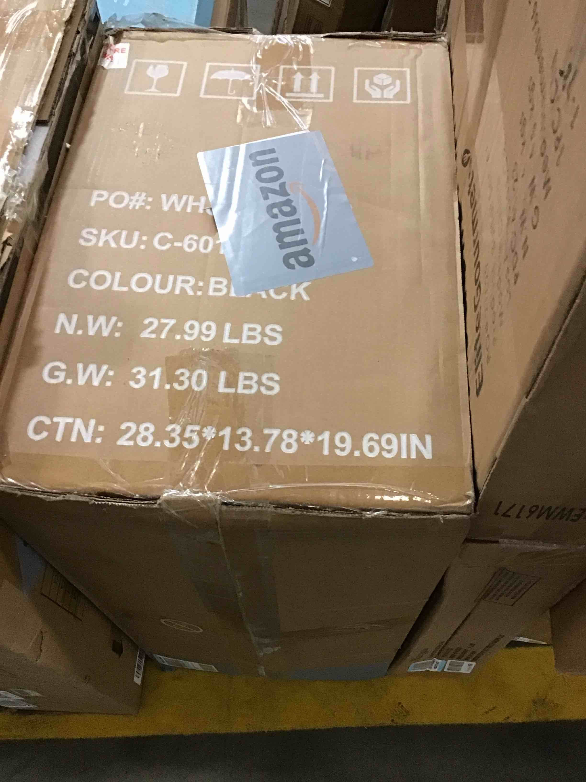 JHK 26 inch Counter Height Stools Set of 4 Modern Faux Leather High barstools with Back and Metal Leg, Bar Chairs for Kitchen lsland, Black, 4 Pcs 26(similar photo)