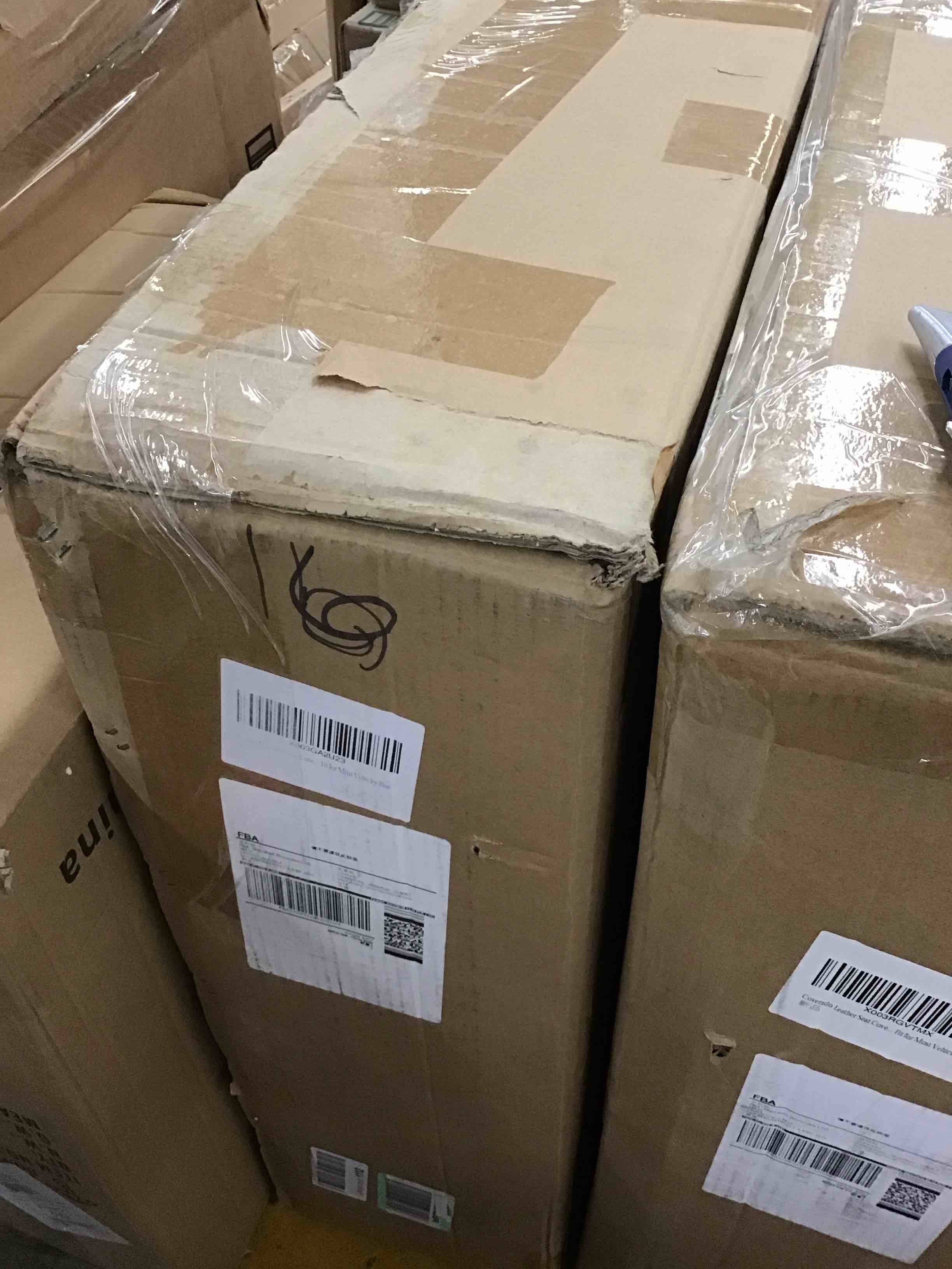 Coverado Leather Seat Covers Full Set, 5 Seats Universal Seat Covers for Cars, Waterproof Luxury Leatherette Seat Cushions, Front and Rear Seat Protectors, Auto Seat Covers Fit for Most Vehicles Blue