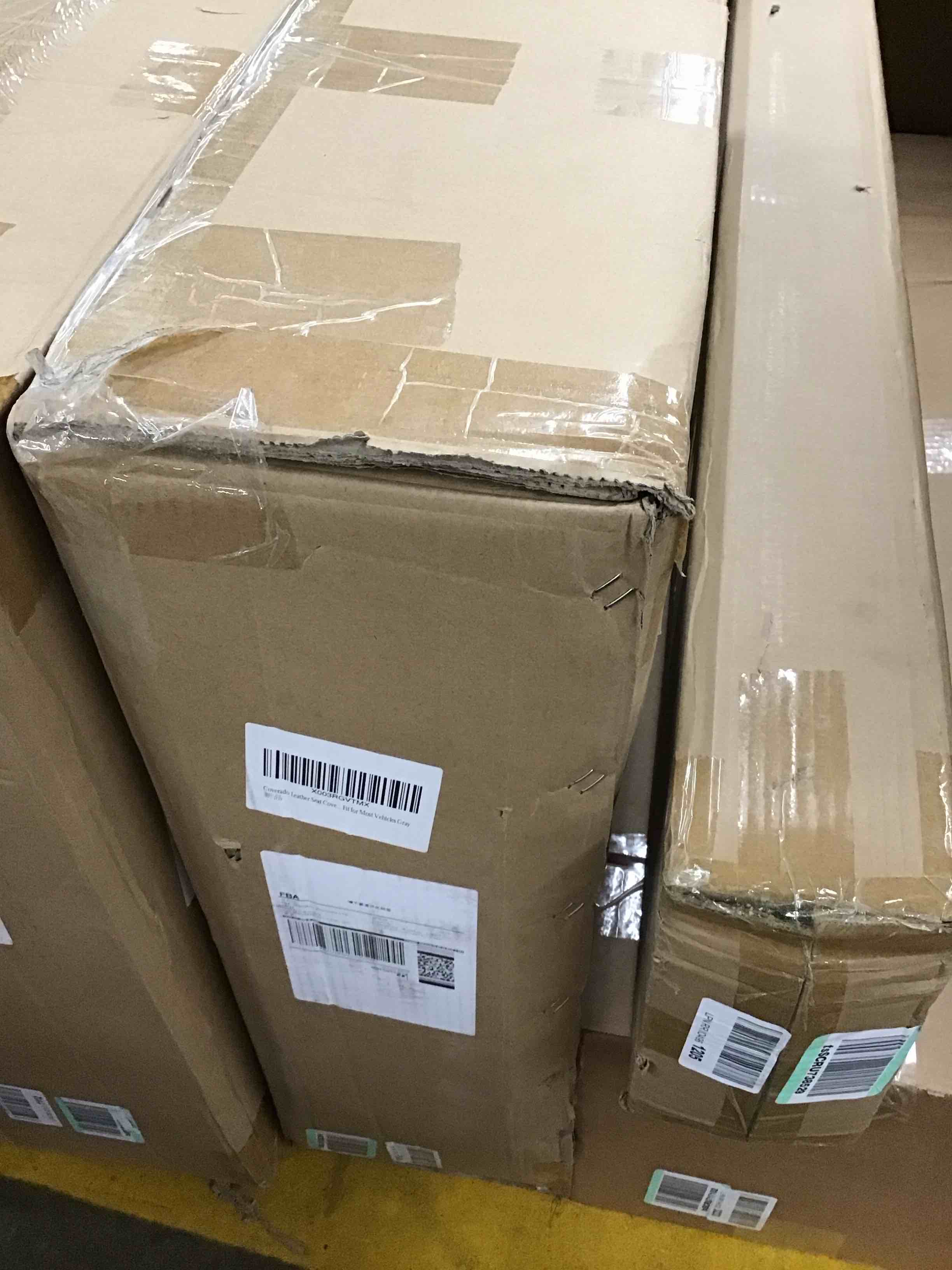 Coverado Leather Seat Covers Full Set, 5 Seats Universal Seat Covers for Cars, Waterproof Luxury Leatherette Seat Cushions, Front and Rear Seat Protectors, Auto Seat Covers Fit for Most Vehicles Gray