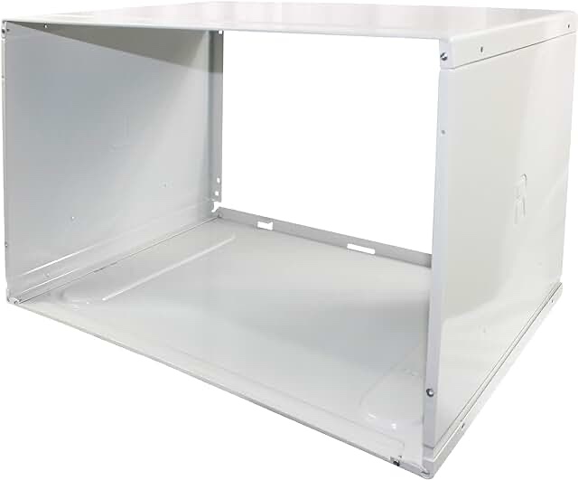 LG Wall Sleeve and Stamped Aluminum Rear Grille for Through-the-Wall Air Conditioners, Insulation Accessories for AC Wall Unit Installation, (16.7"H x 25.8"W x 15.5"L) 26 in. with Grille