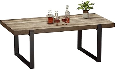 IBF COFFEE TABLE 39INCH RUSTIC CT013904 ( COLOR RUSTIC BROWN )