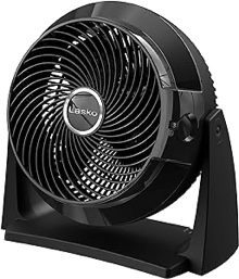 Lasko 3635 10-Inch Blades Air Flexor Floor or Wall Mount Fan, Black
