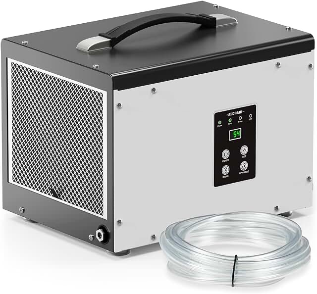 ALORAIR Crawl Space/Basement Dehumidifier 70 Pint Dehumidifier with Drain Hose, Automatic Defrost, Up to 1000 Sq Ft Commercial Dehumidifier, Memory Start, Energy Star Certified, ETL Listed, GLGR Technology, 5 Year Warranty