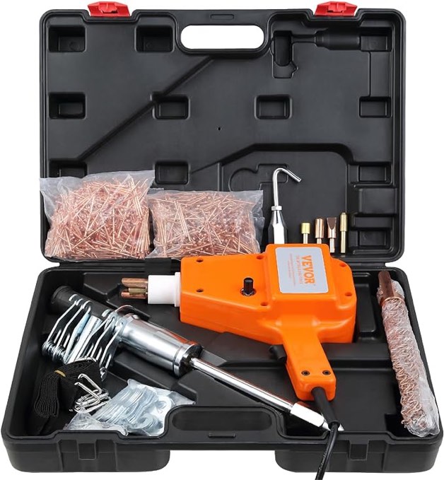 Bestauto Stud Welder Kit, 5500 Stud Welder Dent Repair Kit, 800VA Spot Welder Stud, 110V Welder Stud Kit, Stud Gun Dent Puller Kit with Complete Accessories, Dent Welder Repair for Auto Body Repairing