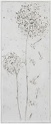 Stratton Home Décor Stratton Home Decor Dandelion Metal Panel Wall Décor, 14.00W X 1.00D X 34.00H, White